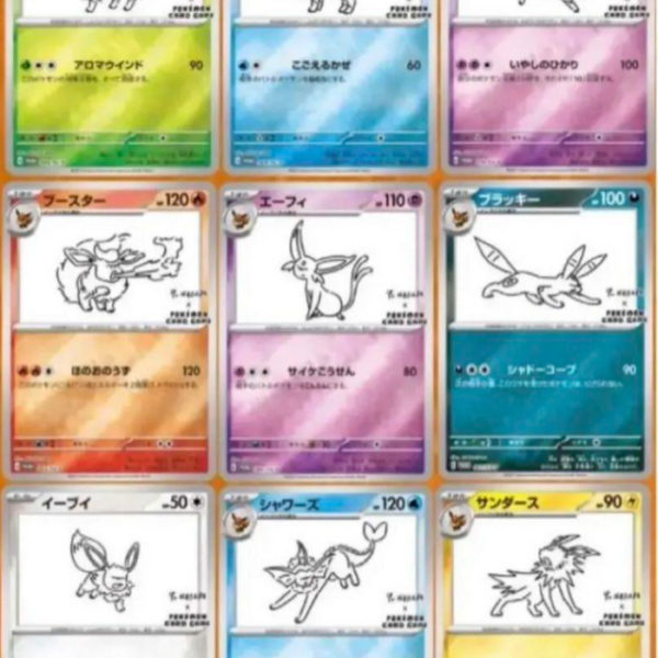 Pokemon Card Yu Nagaba Eevee's card Special Promo card complete set - Pokemon Card Japanese